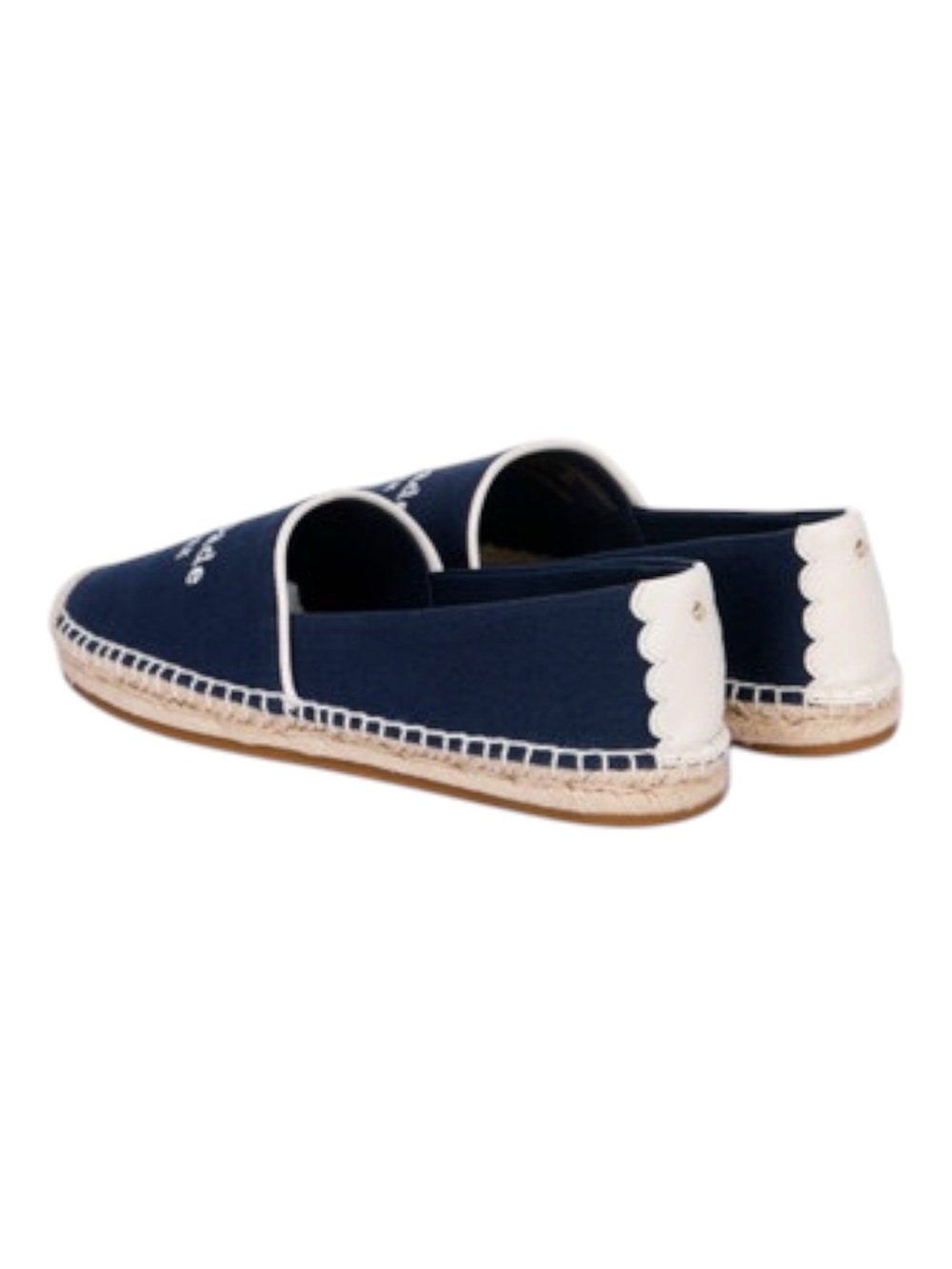 Kate Spade New York Navy Canvas Espadrille Flats Women’s Slip On Shoes - Picture 3 of 8